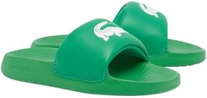 Lacoste Unisex-Child Children's L.12.12 Sneaker (Retired Edition) Slide, Dark Marzipan/Dark Ginger Green/Navy Blue