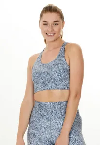 Спортивный бюстгальтер ENDURANCE "Summer W Print" из экологически чистого переработанного полиэстера, черный