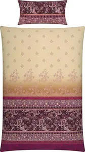 Постельное белье песочного цвета 1x 135x200 см + 1x 40x80 см Erwin Müller