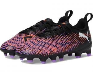 Кроссовки PUMA Kids Future 8 Play Firm Ground/Artificial Ground, цвет PUMA Black/PUMA White/Glowing Red