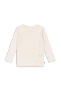 Детский хлопковый лонгслив с длинным рукавом MINNIE GOTS Konges Sløjd, бежевый