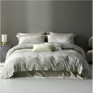 YUSIWOAL Комплект постельного белья жаккард из мягкого хлопка с невидимой молнией