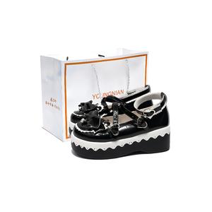 Yang Nianhua Мэри Джейн туфли на каблуке 5 см женские черные в коробке, цвет Black (Box)