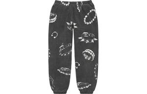 Трикотажные спортивные штаны FW20 унисекс Supreme, черный