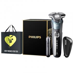 Обновленная коллекция S5000 роторная мужская электробритва Honeycomb 5 серии, подарочный набор PHILIPS
