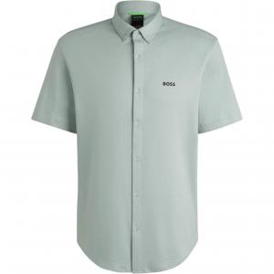HUGO BOSS Рубашка мужская светло-зеленая