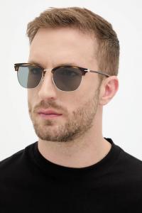 Солнцезащитные очки Montblanc, коричневый