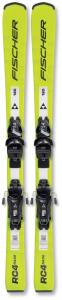 Новые юниорские гоночные лыжи Fischer RC4 2026 года, длина 110 см, с креплениями FJ4 GW CA JRS