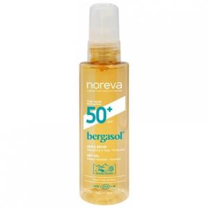 Noreva Bergasol Dry Oil SPF 50+ 150 мл - комплексная защита от UVA-излучения Markenlos