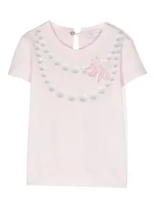 Футболка с принтом Monnalisa, розовый