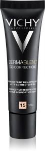Dermablend 3D Correction Skin Tone Correcting Smoothing Foundation SPF 25 Vichy, atspalvis 15 opal 30 мл