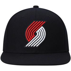 Мужская кепка Mitchell & Ness Black Portland Trail Blazers Ground 2.0 Snapback