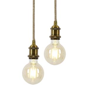 Подвесной светильник Näve, 15x90 см, черный/бронзовый