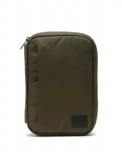 Многофункциональный мужской органайзер из зеленого переработанного материала объемом 2,6 л Herschel, оливковый