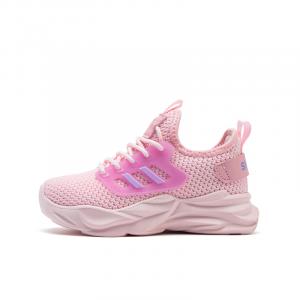 Скользоустойчивые амортизирующие дышащие низкие детские баскетбольные кроссовки Pink Kids' SNOOPY