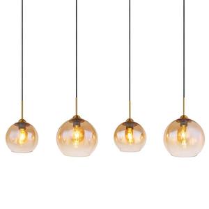 Подвесной светильник Globo Lighting Jamessa, цветное стекло / железо - 4-пламенная - количество языков пламени: 4