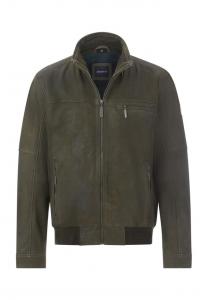 Кожаная куртка джорано Babista, зеленый