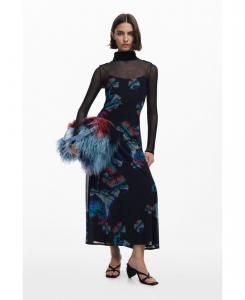 Женское платье, разработанное г-ном Кристианом Лакруа Desigual, Black