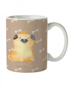 Детская кружка с изображением короны мопса (не скажешь) в духе собачьего счастья Mr. & Mrs. Panda