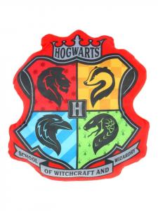 Harry Potter Мягкая подушка 32х30 см, из велюра, для поклонников всех возрастов, красного цвета