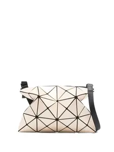 Сумка-мессенджер с металлизированным эффектом Lucent Bao Bao Issey Miyake, бежевый