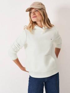Микрофлисовая толстовка с капюшоном Crew Clothing, Ivory
