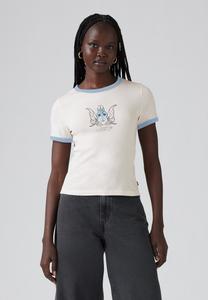 Футболка Levi's RINGER RICKIE, Lse_Flying Bunny (T3) Egret/Off-White