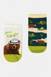 Носки хлопковые 2 шт. в упаковке Medicine, мультиколор