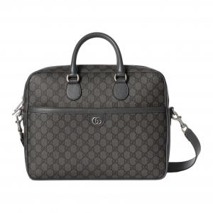 GUCCI Сумка Ophidia GG Supreme Canvas Bag Briefcase Medium Unisex Dark Gray