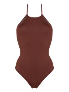 ERES купальник Numéro с вырезом халтер, коричневый