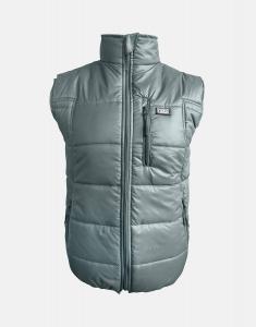 Утепленный жилет из переработанных материалов Masson & Green, хаки