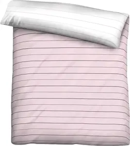 Двусторонний пододеяльник Biberna "Mix & Match 155х200 см, розовый