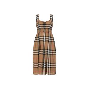 Burberry SS25 платье-чехол Women's Brown