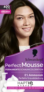 Краска для волос Schwarzkopf Perfect Mousse, 400 Dunkelbraun