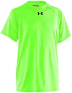 Under Armour мужская футболка Locker с коротким рукавом, Youth Medium,Hyper Green