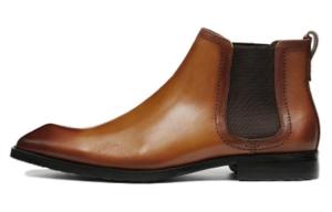 ASTON M.JAZZ Ботинки Челси мужские коричневые