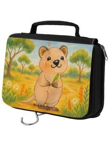 Mr. & Mrs. Panda Косметичка Quokka Happy Design без надписи, белого цвета