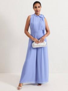 Комбинезон с завязками на шее petite lucie Phase Eight, светло-синий