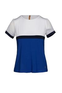 Футболка с коротким рукавом контрастного цвета Conquista, синий