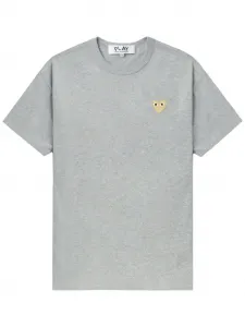 Футболка с нашивкой Comme Des Garçons Play, серый