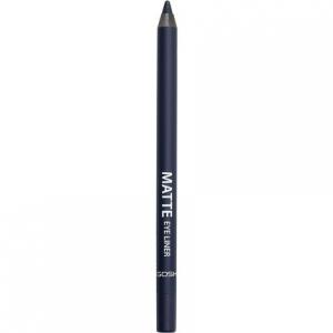 Матовая подводка для глаз таинственного ночного синего цвета с мягкой кремовой текстурой для легкого нанесения., Gosh