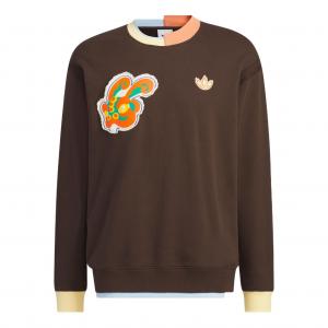 Худи adidas originals x Melting Sadness HY7251, коричневый
