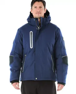 Мужская куртка 54 Gold с капюшоном - утепленная, водонепроницаемая и прочная рабочая одежда Refrigiwear, синий