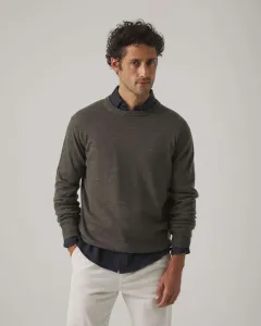 Мужской свитер с круглым вырезом Scotta 1985, хаки