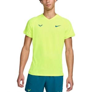Мужская тенниска Rafa Dri-FIT Adv с короткими рукавами Nike, желтый