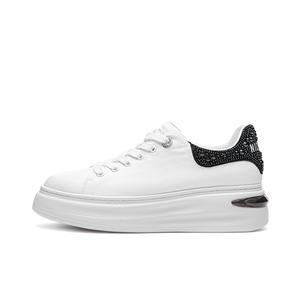 Женские кроссовки для скейтбординга ACC с низким верхом, амортизирующими и износостойкими противоскользящими свойствами Ed Hardy, Ivory White/Meteorite Black