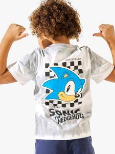 Детская футболка с принтом Sonic в технике тай-дай Angel & Rocket, Grey/Multi