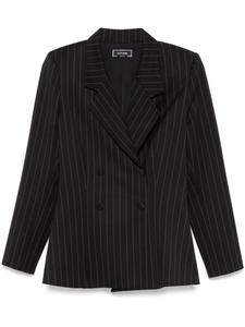 Пиджак в тонкую полоску STYLAND, черный