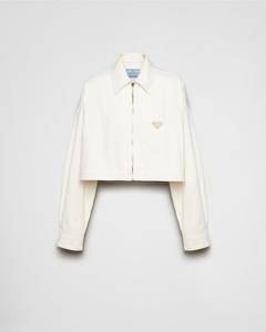 Джинсовый блузон Prada, белая