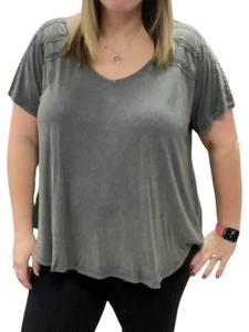 Вязаный крючком топ цвета пепел KORI, цвет ash